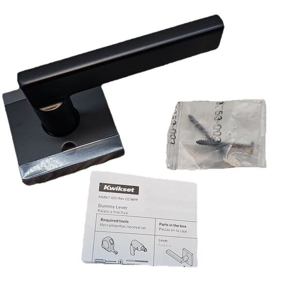 Kwikset Halifax Non-Turning One-Sided Dummy Door Lever (788HFLSQT-514) [1] - Picture 1 of 9